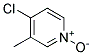 4-Chloro-3-Methylpyridine N-Oxide Struktur