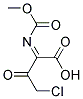 4-Chloro-2-(Z)-Methoxy Carbonyl Imino-3-Oxo-Butyric Acid Struktur