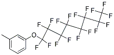 3-(Heptadecafluoro-1-octyloxy)-1-(methyl)benzene Struktur