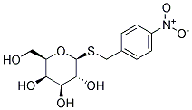 P-NITROBENZYL 1-THIO-B-D-GALACTOPRYRANOSIDE Struktur