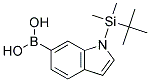 N-TERT-BUTYLDIMETHYLSILYLINDOLE-6-BORONIC ACID Struktur