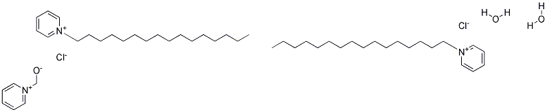 N-HEXADECYL PYRIDINIUM CHLORIDE MONOHYDRATE, (CETYL PYRIDINIUM CHLORIDE MONOHYDRATE) Struktur