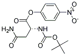 N-BOC-D-ASPARAGINE P-NITROPHENYL ESTER Struktur