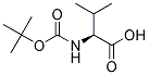 NALPHA-TERT-BUTOXYCARBONYL-L-VALINE Struktur