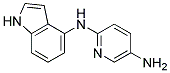 N2-(1H-INDOL-4-YL)-PYRIDINE-2,5-DIAMINE Struktur