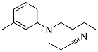 N-(2-CYANOETHYL)-N-BUTYL-M-TOLUIDINE Struktur