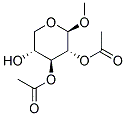 METHYL-2,3-DI-O-ACETYL-BETA-D-XYLOPYRANOSIDE Struktur