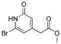 METHYL 6-BROMO-1,2-DIHYDRO-2-OXO-4-PYRIDINEACETAT Struktur