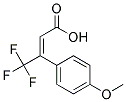 E-4,4,4-TRIFLUORO-3-(4-METHOXYPHENYL)CROTONIC ACID Struktur