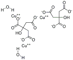 COPPER-(II)-CITRATE DIHYDRATE Struktur