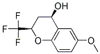 CIS-6-METHOXY-2-TRIFLUOROMETHYL-CHROMAN-4-OL Struktur