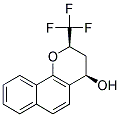 CIS-2-TRIFLUOROMETHYL-BENZO-[H]-CHROMAN-4-OL Struktur