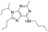 9-SEC-BUTYL-N-BUTYL-2-METHYL-8-PROPYL-9H-PURIN-6-AMINE Struktur