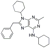 8-BENZYL-N,9-DICYCLOHEXYL-2-METHYL-9H-PURIN-6-AMINE Struktur