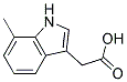 7-METHYL-3-INDOLEACETIC ACID Struktur