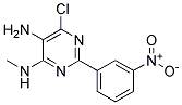 6-CHLORO-N4-METHYL-2-(3-NITROPHENYL)PYRIMIDINE-4,5-DIAMINE Struktur