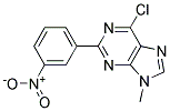 6-CHLORO-9-METHYL-2-(3-NITROPHENYL)-9H-PURINE Struktur