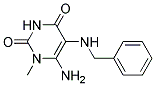 6-AMINO-5-BENZYLAMINO-1-METHYLURACIL Struktur