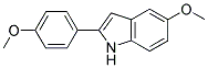 5-METHOXY-2-(4-METHOXYPHENYL)-1H-INDOLE Struktur