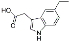 5-ETHYL-3-INDOLEACETIC ACID Struktur