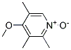 4-METHOXY-2,3,5-TRIMETHYLPYRIDINE-N-OXIDE Struktur