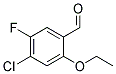 4-CHLORO-2-ETHOXY-5-FLUOROBENZALDEHYDE Struktur