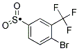 4-BROMO-3-(TRIFLUOROMETHYL)BENZENESULFONYL Struktur