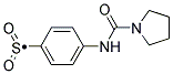 4-[(PYRROLIDINE-1-CARBONYL)-AMINO]BENZENESULFONYL Struktur