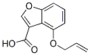 4-(ALLYLOXY)BENZOFURAN-3-CARBOXYLIC ACID Struktur