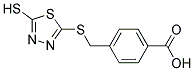 4-(5-MERCAPTO-1,3,4-THIADIAZOL-2-YLTHIOMETHYL)-BENZOIC ACID Struktur