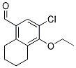 3-CHLORO-4-ETHOXY-5,6,7,8-TETRAHYDRO-1-NAPHTHALENECARBALDEHYDE Struktur