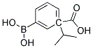 3-BORONO-BENZOIC ACID 1-(1-METHYLETHYL) ESTER Struktur