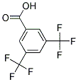 3,5-BIS(TROFLUOROMETHYL) BENZOIC ACID Struktur