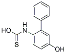 (4-HYDROXYPHENYL)-CARBAMOTHIOIC ACID O-PHENYL ESTER Struktur