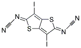 (3,6-DIIODOTHIENO[3,2-B]THIOPHENE-2,5-DIYLIDENE)BIS- CYANAMIDE Struktur