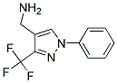 (3-(TRIFLUOROMETHYL)-1-PHENYL-1H-PYRAZOL-4-YL)METHANAMINE Struktur