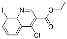 ethyl 4-chloro-8-iodoquinoline-3-carboxylate Struktur