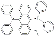 9,10-bisdiphenylphosphinoethylanthracene Struktur