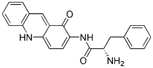 N-(L-PHENYLALANYL)-2-AMINOACRIDONE FOR Struktur