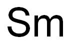 SAMARIUM STANDARD SOLUTION Struktur