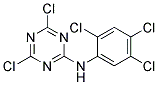 N2-(2,4,5-TRICHLOROPHENYL)-4,6-DICHLORO-1,3,5-TRIAZIN-2-AMINE, TECH Struktur