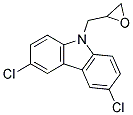 3,6-DICHLORO-9-(OXIRAN-2-YLMETHYL)-9H-CARBAZOLE, TECH Struktur