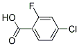 4-CHLORO-2-FLUOROBENZOIC ACID, TECH Struktur