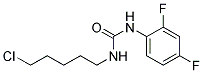 N-(5-CHLOROPENTYL)-N'-(2,4-DIFLUOROPHENYL)UREA, TECH Struktur