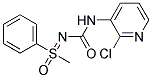 N-(2-CHLORO-3-PYRIDYL)-N'-(1-METHYL-1-OXO-1-PHENYL-LAMBDA~6~-SULFANYLIDENE)UREA, TECH Struktur