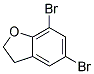 5,7-DIBROMO-2,3-DIHYDRO-1-BENZOFURAN, TECH Struktur