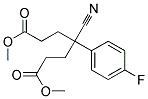 DIMETHYL 4-CYANO-4-(4-FLUOROPHENYL)HEPTANEDIOATE, TECH Struktur