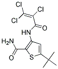 5-(TERT-BUTYL)-3-[(2,3,3-TRICHLOROACRYLOYL)AMINO]THIOPHENE-2-CARBOXAMIDE Struktur