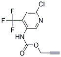 PROP-2-YNYL N-[6-CHLORO-4-(TRIFLUOROMETHYL)PYRIDIN-3-YL]CARBAMATE Struktur