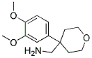 C-[4-(3,4-DIMETHOXY-PHENYL)TETRAHYDRO-PYRAN-4-YL]METHYLAMINE Struktur